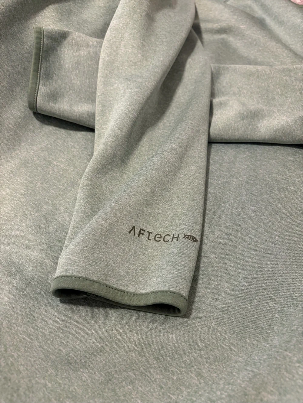AFTCO Vista Performance 1/4 Zip pullover jacket fleece lined men’s large green